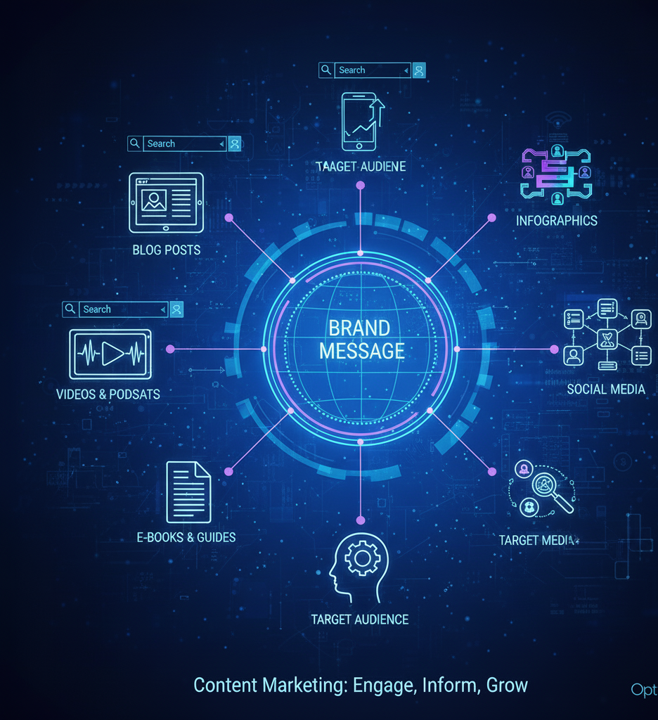 Strategic content marketing development and planning